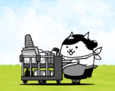 Vendor Cat and Kitten