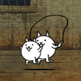 Pair Rope Jump Cat