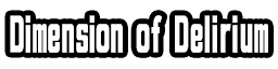 Dimension of Delirium